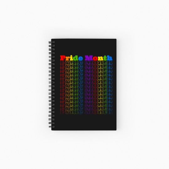 Pride Month LGBT Gay Pride Month Transgender Spiral Notebooks   Ruled Line