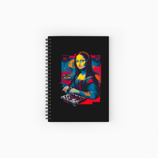Dj Mona Lisa Spiral Notebooks   Ruled Line