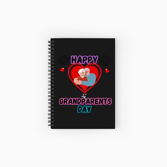 Happy Grandparents Day Spiral Notebooks   Ruled Line