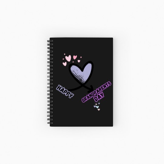 Happy Grandparents Day Spiral Notebooks   Ruled Line