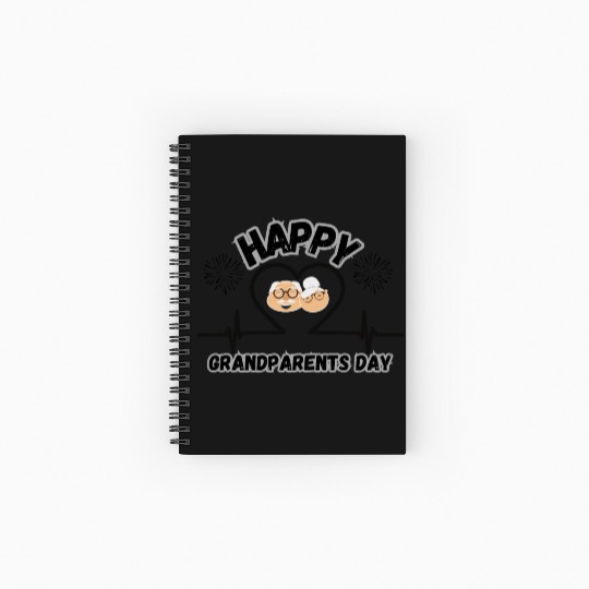 Happy Grandparents Day Spiral Notebooks   Ruled Line