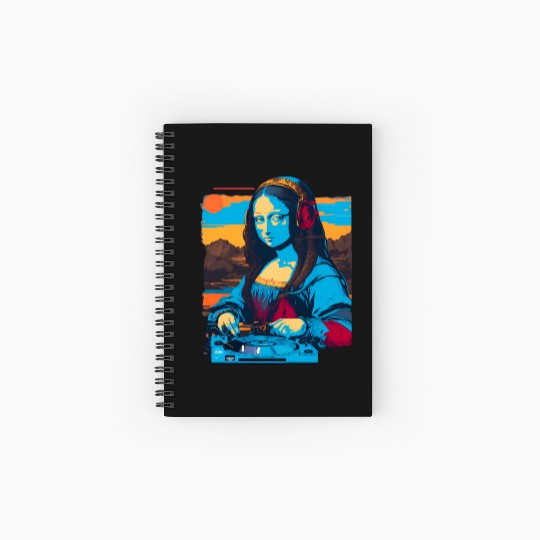 Dj Mona Lisa Spiral Notebooks   Ruled Line