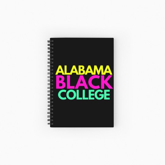 Albm #3 Black College (Fraternity Edition) Spiral Notebooks   Ruled Line