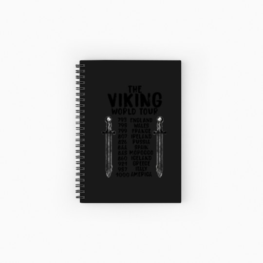 The Viking World Tour Spiral Notebooks   Ruled Line
