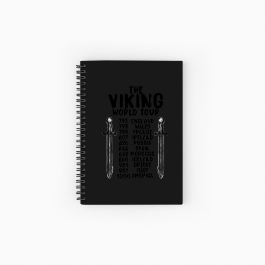 The Viking World Tour Spiral Notebooks   Ruled Line
