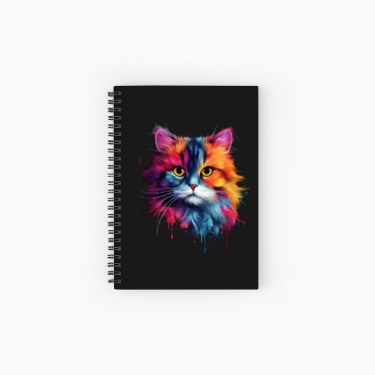 Persian Cat Living Atmosphere Spiral Notebooks   Ruled Line