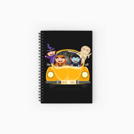 halloween trick or treat Spiral Notebooks   Ruled Line