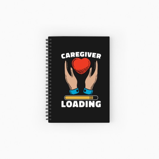 Caregiving Caregiver Loading Independent Caregiver Spiral Notebooks   Ruled Line