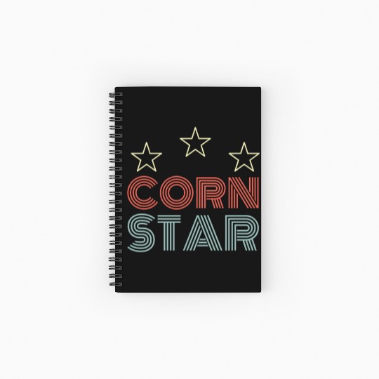 Corn Star Spiral Notebooks   Ruled Line