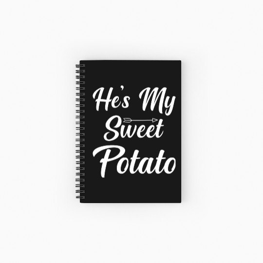He s My Sweet Potato Thanksgiving Spiral Notebooks   Ruled Line