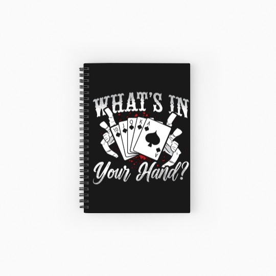 Cribbage What's In Your Hand Board Game Card Game Spiral Notebooks   Ruled Line