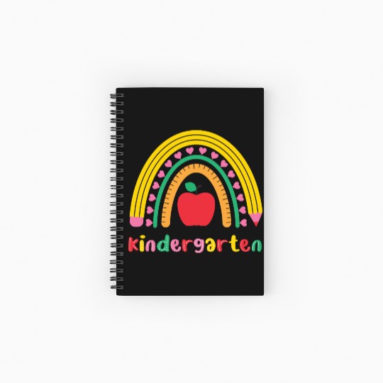 Kindergarten Rainbow Girls Kids Teacher Team Spiral Notebooks   Ruled Line