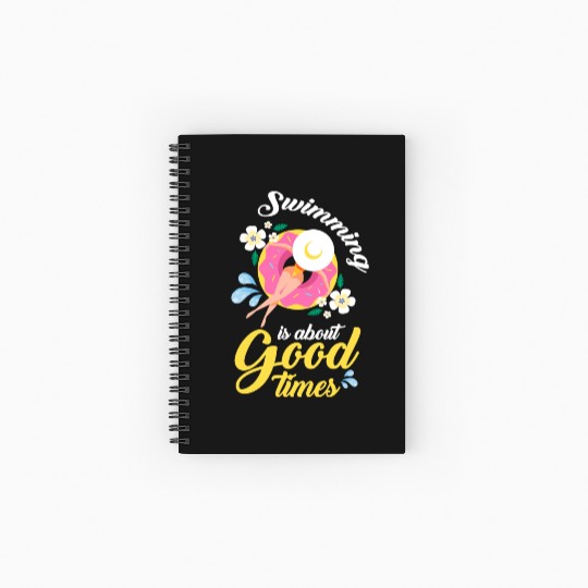 Pool Party Monster Vacation Summer Spiral Notebooks   Ruled Line