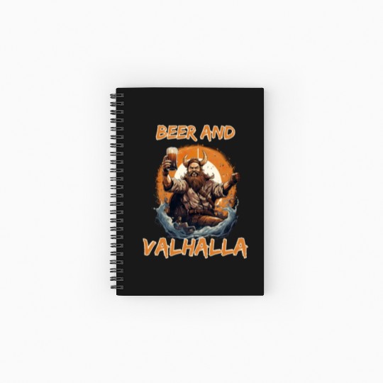Viking World Tour Vikings Valhalla Odin for a Men Spiral Notebooks   Ruled Line