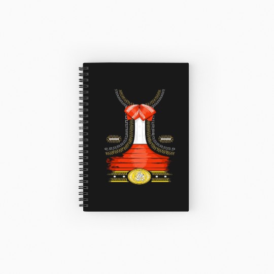 Mariachi Charro Mexican Costume For Cinco De Mayo Spiral Notebooks   Ruled Line
