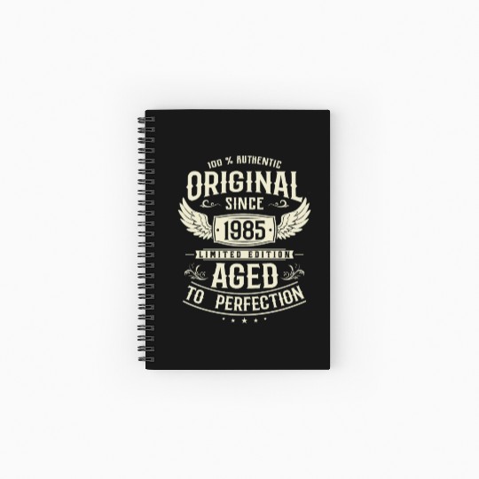 1985 Vintage Birthday Surprise Spiral Notebooks   Ruled Line