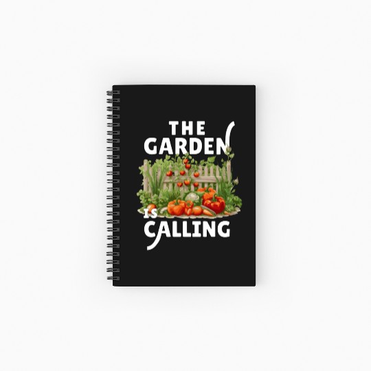 Gardening Garden-plants Florists-Gardener sayings Spiral Notebooks   Ruled Line