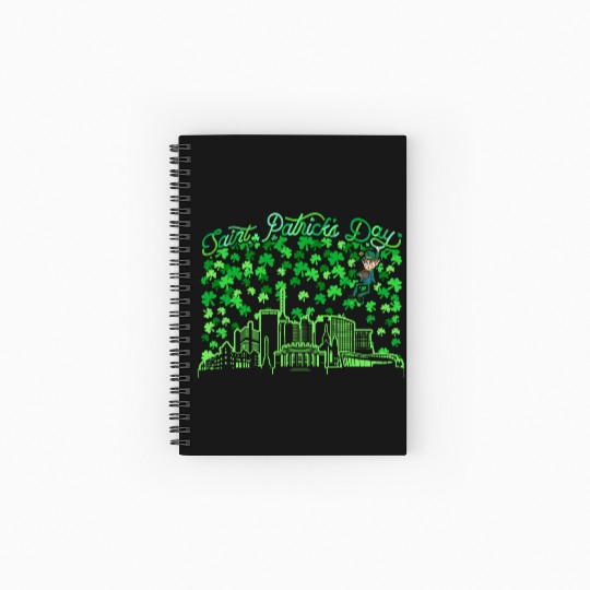 Saint Patrick's Day Stuttgart Germany Spiral Notebooks   Ruled Line