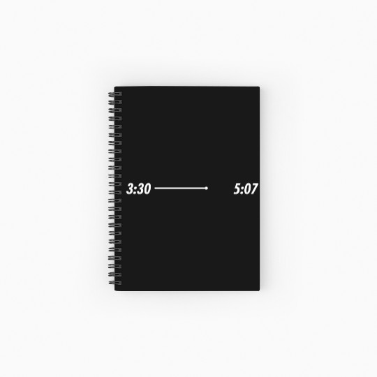 Frank Ocean Nights Beat Switch Time Stamp Spiral Notebooks   Ruled Line