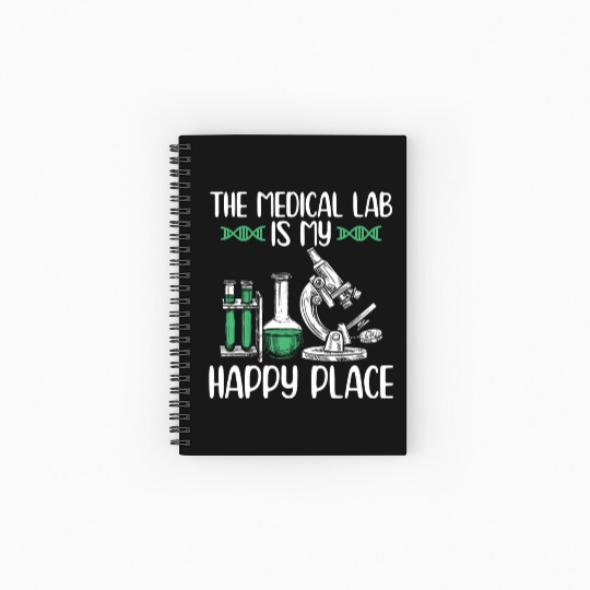 Medical lab technicians | Lab chemistry gifts Spiral Notebooks   Ruled Line