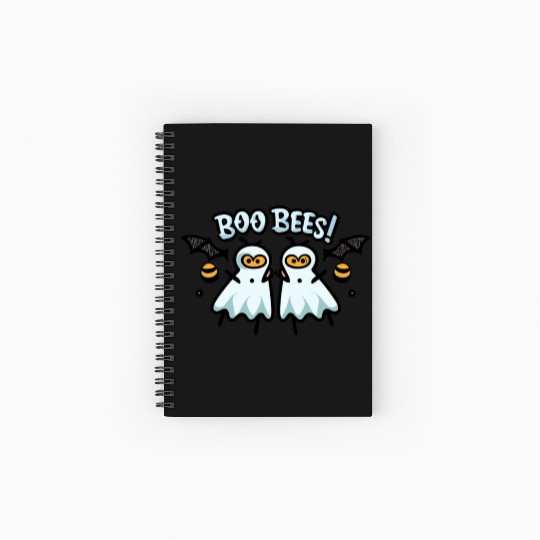 Halloween - Boo Bees Spiral Notebooks   Ruled Line