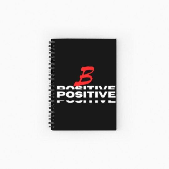 BE POSITIVE Spiral Notebooks   Ruled Line
