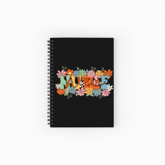 NICU Nurse Flower Spiral Notebooks   Ruled Line