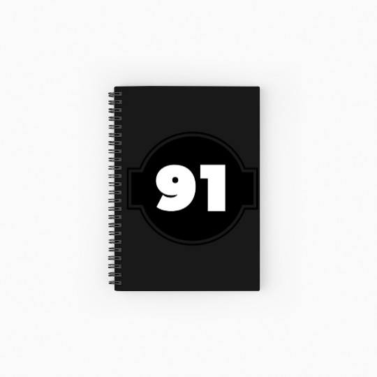 Congratulations Today 91 Years Old - Ninety-Nine Spiral Notebooks   Ruled Line