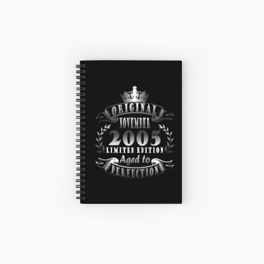 november 2005 Anniversary november 2005 november Spiral Notebooks   Ruled Line