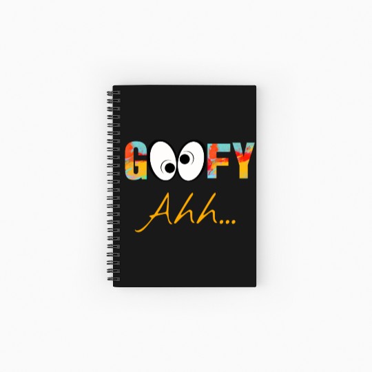 Funny GooFy Ahh Spiral Notebooks   Ruled Line