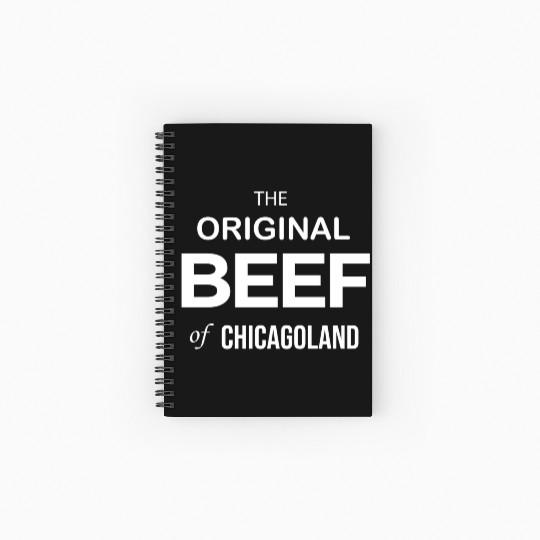 The Original Chicagoland Beef Company -The Bear TV Spiral Notebooks   Ruled Line