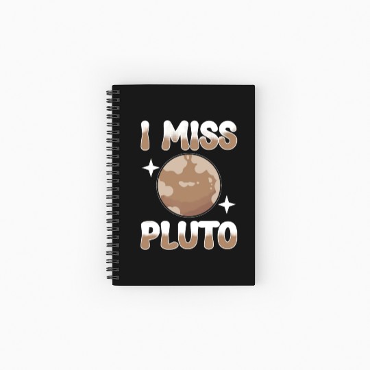 Astrology I Miss Pluto Solar System Planets Spiral Notebooks   Ruled Line