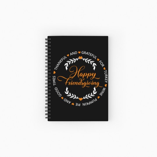 Friendsgiving Day Friends Funny Thanksgiving 2023 Spiral Notebooks   Ruled Line