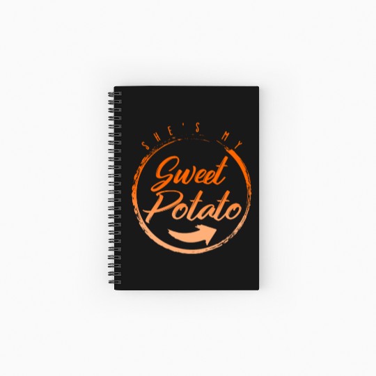 Thanksgiving Spiral Notebooks   Ruled Line, She's My Sweet Potato Spiral Notebooks   Ruled Line,