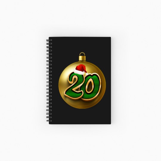 Twenty Years Birthday - 20th Wedding Anniversary Spiral Notebooks   Ruled Line