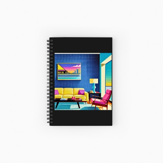 Summer Afternoon Spiral Notebooks   Ruled Line