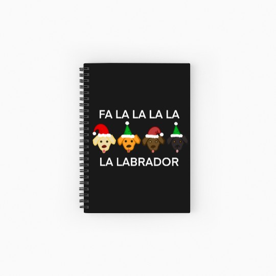 Fa La La La La Spiral Notebooks   Ruled Line