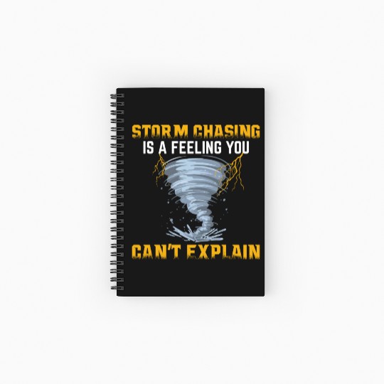 Storm Chaser Father's Day | Meteorologist Storms Spiral Notebooks   Ruled Line