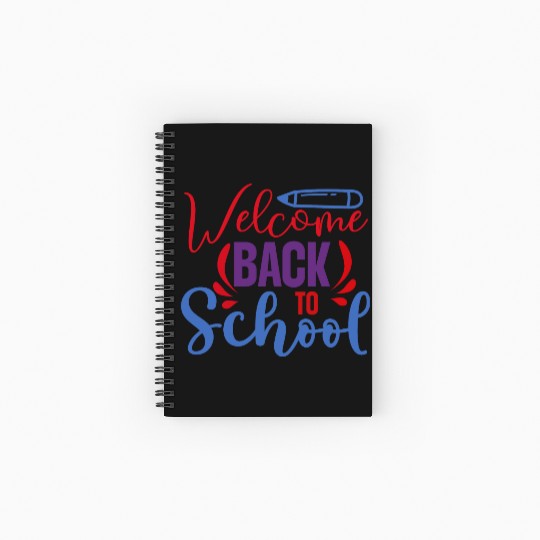 Welcome Back To School Spiral Notebooks   Ruled Line
