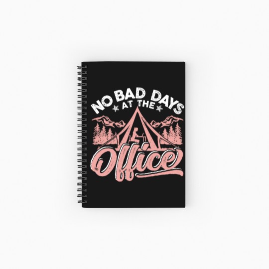 No bad days at this office Spiral Notebooks   Ruled Line