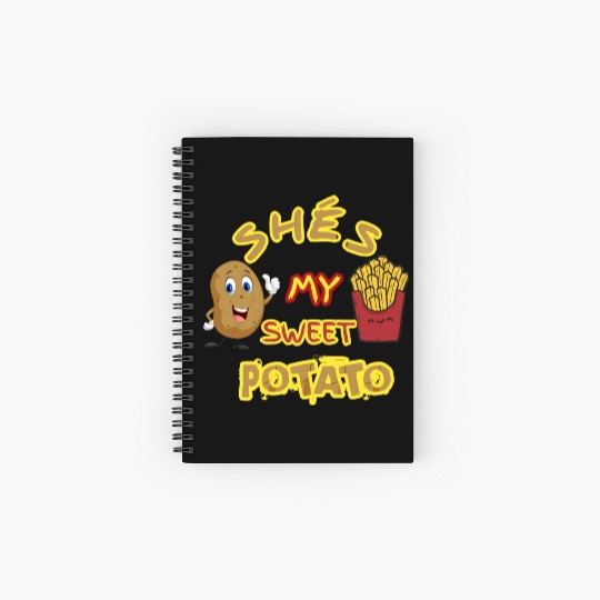 shés my sweet potato Spiral Notebooks   Ruled Line