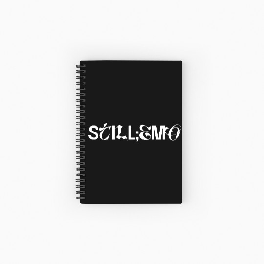 Still Emo Spiral Notebooks   Ruled Line