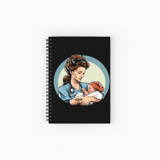 Registered Nurse Medical Medicine Neonatal Nurse Spiral Notebooks   Ruled Line