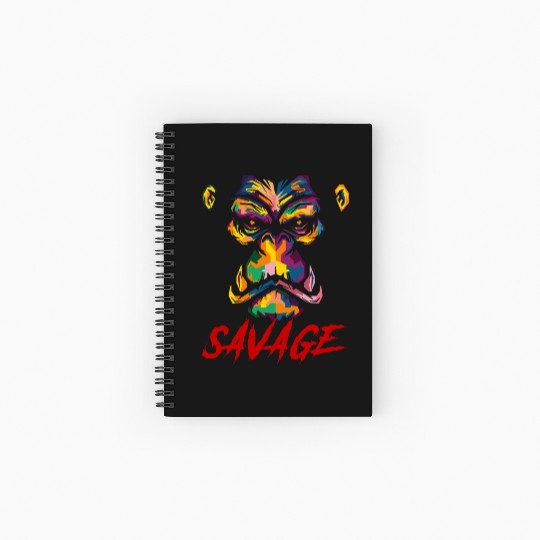 Savage Gorilla Spiral Notebooks   Ruled Line
