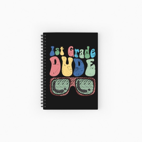 Kindergarten Teacher Funny Student 1st Graduation Spiral Notebooks   Ruled Line