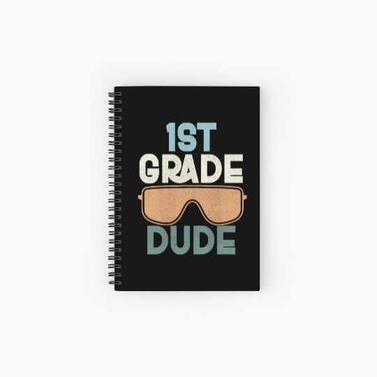 Kindergarten Teacher Funny Student 1st Graduation Spiral Notebooks   Ruled Line