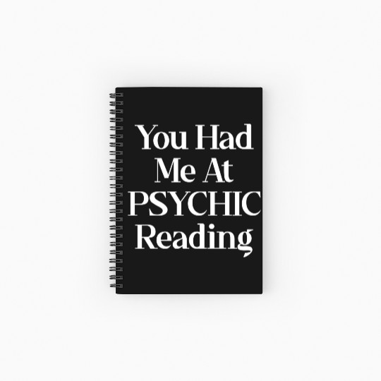 You Had Me At Psychic Reading Celestial Card Spiral Notebooks   Ruled Line
