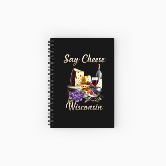 Say Cheese, Wisconsin Spiral Notebooks   Ruled Line