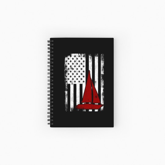 Patriotic Sailor US Spiral Notebooks   Ruled Line