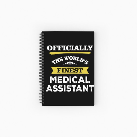 The World's Finest Medical Assistant Spiral Notebooks   Ruled Line